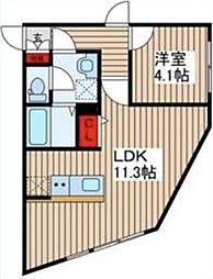 KAレジデンス上石神井 1LDKの間取図画像