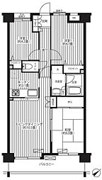 グランドパレス37 3LDKの間取図画像