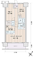 物件の間取り