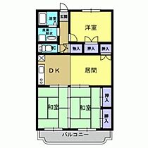 永徳ハイツＡ棟 403 ｜ 鹿児島県鹿児島市伊敷５丁目（賃貸マンション3LDK・4階・68.80㎡） その2