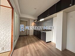 上祇園ハイツ 1階3DKのリビング/ダイニング