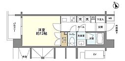 セレビア新宿御苑前 1Kの間取図画像