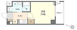 I-COURT 1Kの間取図画像
