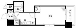 日神パレステージ三田 1Kの間取図画像