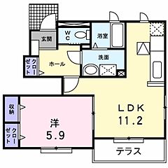 物件の間取り