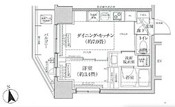 ティモーネグランデ田端ノルド 1DKの間取図画像