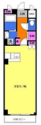 アメニティマンション ワンルームの間取図画像
