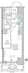パークアクシス池袋イースト 1LDKの間取図画像