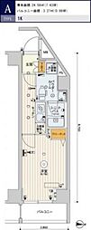 スカイコートパレス一橋学園 1Kの間取図画像