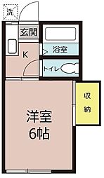 JR常磐線 水戸駅 バス14分 保健所・メディカルセンター入口下車 徒歩2分の賃貸アパート 2階1Kの間取り