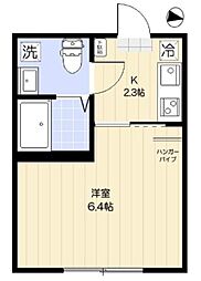 Aven 京成小岩 1Kの間取図画像