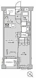 CITYCURRENT目黒学芸大学 1LDKの間取図画像