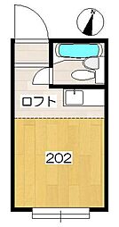 ブランシェ百合ヶ丘 ワンルームの間取図画像