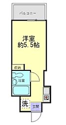 TOP明大前No.3 ワンルームの間取図画像