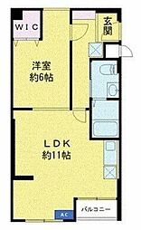 Clasico 1LDKの間取図画像