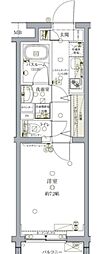クレヴィスタ池袋ウエスト 1Kの間取図画像