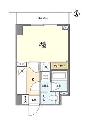 L・BASE押上South 1Kの間取図画像