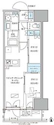 パークアクシス品川天王洲アイル 2LDKの間取図画像