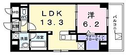 Y's STATE 天王台 1LDKの間取図画像