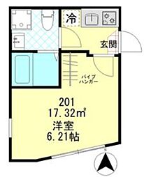 Prime Bloom 1Kの間取図画像