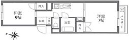 ストークハイム目白 2Kの間取図画像