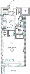 ラフィスタ川口 1Kの間取図画像