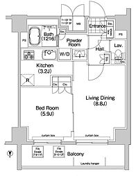 コンフォリア春日富坂 1LDKの間取図画像