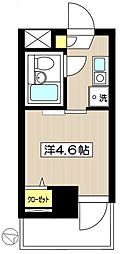 ストリングビル 1Kの間取図画像