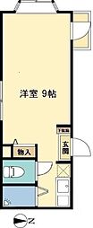 小野ビル ワンルームの間取図画像