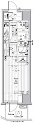 PREMIUMCUBE池袋要町 1Kの間取図画像