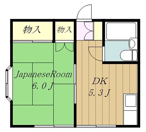 神奈川県相模原市南区若松５丁目(賃貸アパート1DK・2階・24.75㎡)の写真 その2