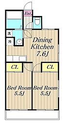 黄金山ハイツ 3階