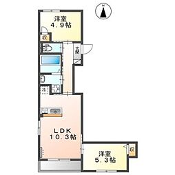 ロジュマン ボヌール(Rojuman Bonnur)1 2階