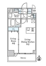 間取図画像 1LDK