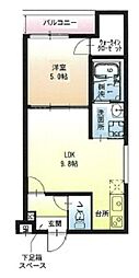フジパレス吹田垂水町2番館 1LDKの間取図画像