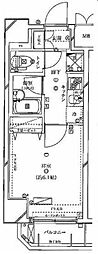 Risingplace蒲田南 1Kの間取図画像