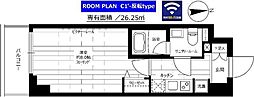 グランドコンシェルジュ池袋本町イースト 1Kの間取図画像