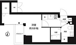 COSMOSREID錦糸町 1Kの間取図画像