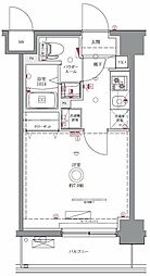 ジェノヴィア西川口II 512 1Kの間取図画像