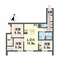 Ｅｃｒａｇｅ　Ｍ A0105 ｜ 福岡県福岡市博多区麦野３丁目5-7（賃貸マンション3LDK・1階・75.25㎡） その2