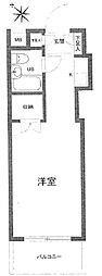 TOP成増No.1 ワンルームの間取図画像