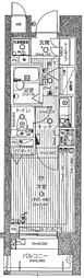 ダイナフォート日本橋 1Kの間取図画像