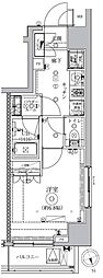 ドムス・スタイル高田馬場 1Kの間取図画像