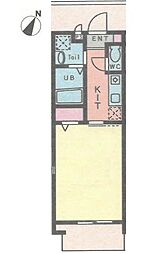 ベラコリーナ 1Kの間取図画像