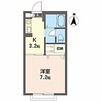 シャーメゾン西大通り　Ａ 101 ｜ 岩手県花巻市西大通り１丁目7-17（賃貸アパート1K・1階・24.50㎡） その2