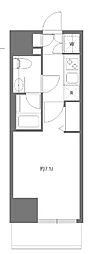 PREMIUMCUBE東十条Aria 1Kの間取図画像