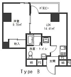 GRACE HILL Akebono 1LDKの間取図画像