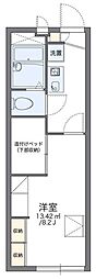レオパレス和 1Kの間取図画像