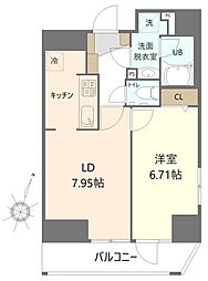 HOPECITY秋葉原 1LDKの間取図画像