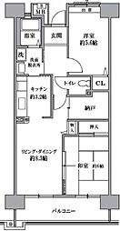 T'sgarden清瀬 2SLDKの間取図画像